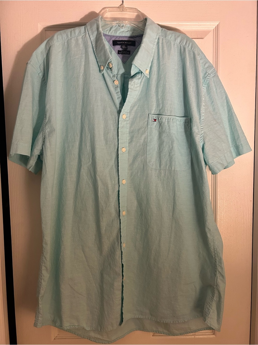 Tommy Hilfiger Men’s Short Sleeve Button-Down Shirt